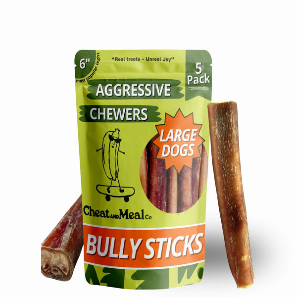 Thick Bully Sticks - 6” (5 Count)