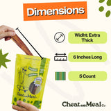 Thick Bully Sticks - 6” (5 Count)